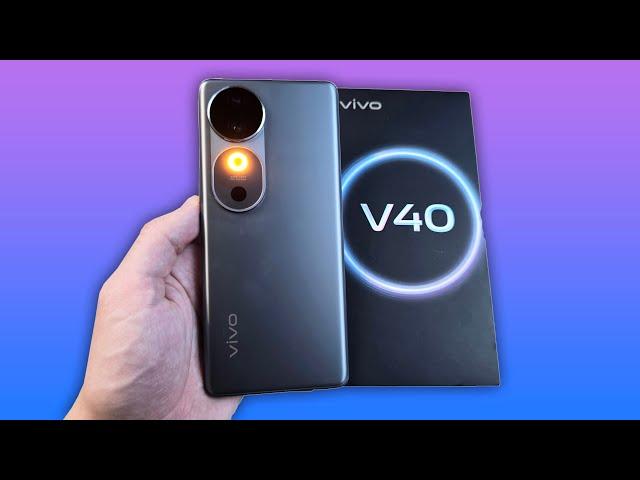 VIVO V40 - ТОНКИЙ, СТИЛЬНЫЙ ТЕЛЕФОН С ПОДСВЕТКОЙ AURA!