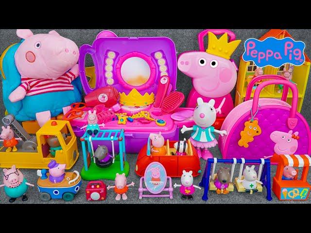 92 Minutes of Satisfying Unboxing | Adorable Peppa's Beauty Parlour Playset & Peppa Pig Makeup Set 