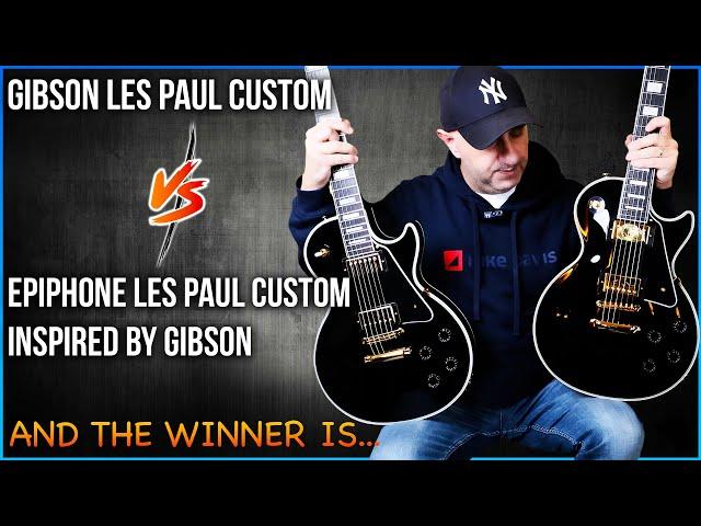 Gibson Les Paul Custom VS Epiphone Les Paul Custom Inspired By Gibson | And The Winner Is...?