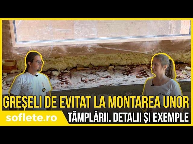 Greșeli DE EVITAT la montarea tâmplăriilor - Buleli în construcții
