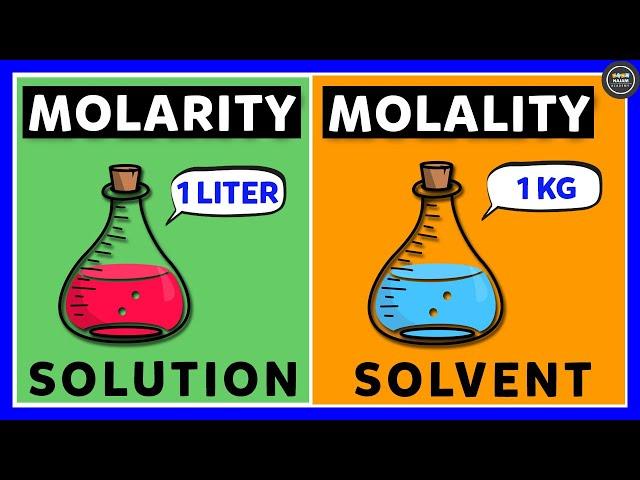 Difference between Molarity and Molality