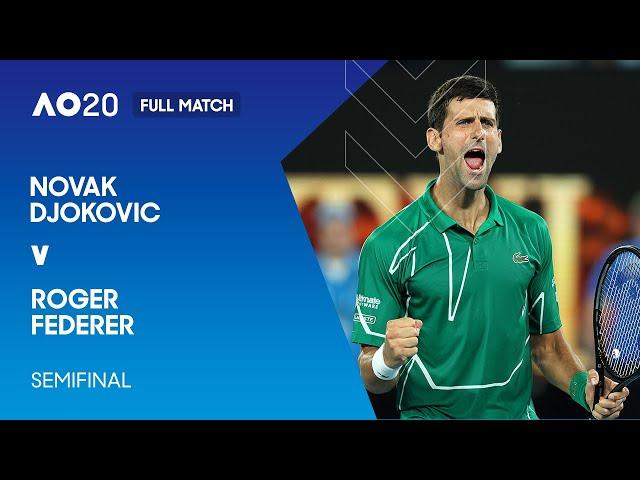 Novak Djokovic v Roger Federer Full Match | Australian Open 2020 Semifinal