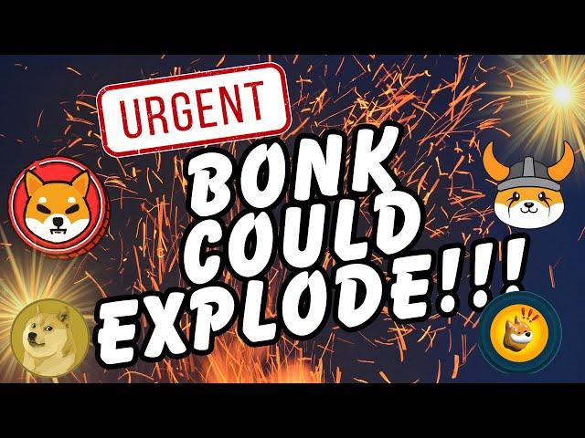 URGENT!  BONK Price Ready To BURST UP! SHIBA INU COIN and DOGECOIN UPDATE!