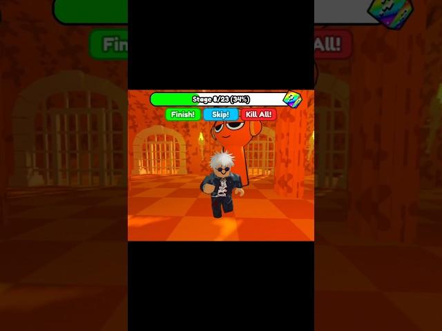 Gojo Plays Orange Splanki Prison Run #roblox #robloxgameplay #robloxshorts #robloxgames