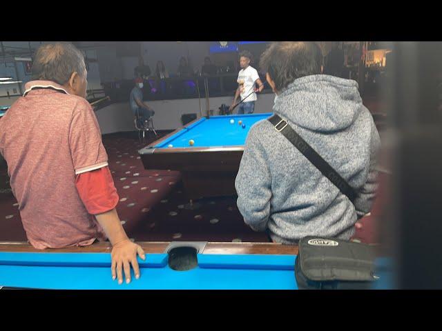 EFREN REYES VS REYITO 10 BALL RACE TO 15 no jump cue ,breaking from the box