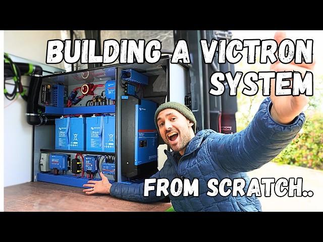 Ultimate VICTRON Off Grid System for Van Life (step by step) || Self Build Van Conversion