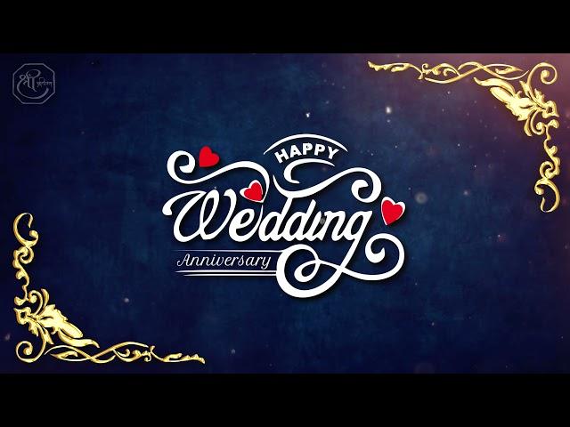 Marriage Anniversary Background Video | Wedding | Ready Made | Green Screen | Shree Graphics