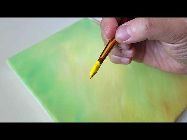 How to paint Sunflowers / Easy Acrylic Painting Technique / for Beginners