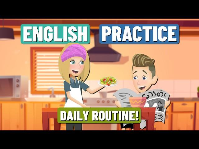 Daily Routine Conversation to Practice English Speaking Easily for Beginners