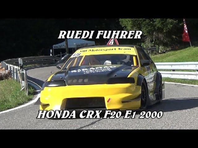 BERGRENNEN GURNIGEL 2024 | RUEDI FUHRER | HONDA CRX F20 E1 2000 | VIDEOCLIP BY BELLUNOVIDEO