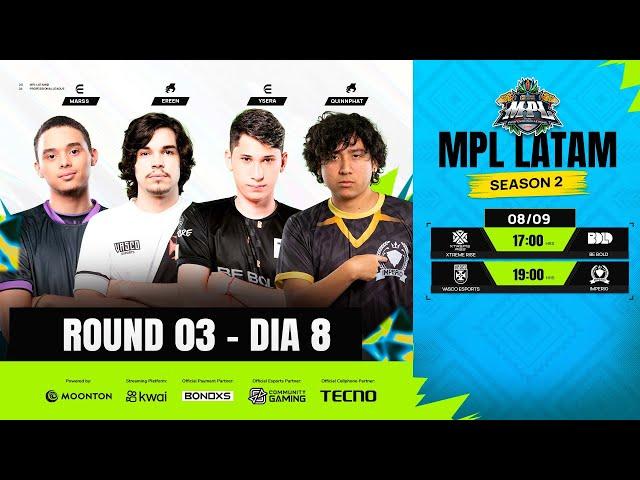 MPL LATAM S2 Regular Season AO VIVO | Round 3 Dia 8 | Mobile Legends: Bang Bang #MPLLA