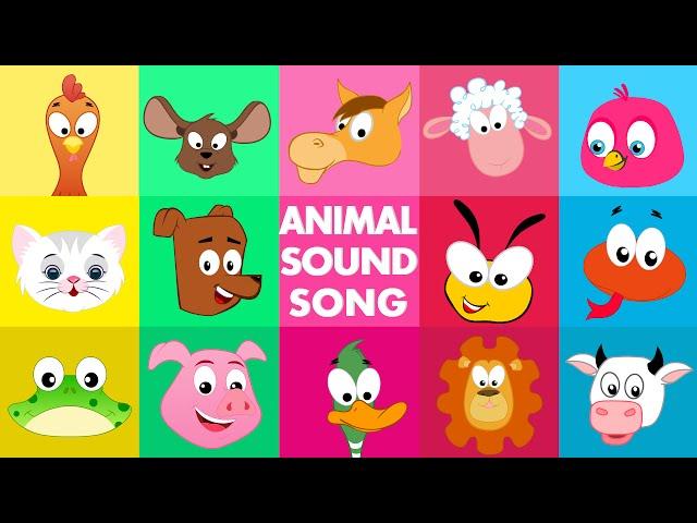 Animal sound song | Nursery Rhyme Videos For Toddlers | Cartoon Songs For Babies by Kids Tv