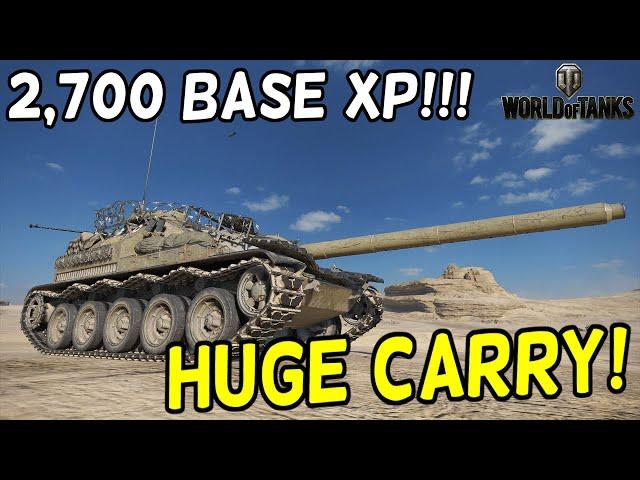 2,713 BASE XP! || Monster Game in the Audace Canon d'assaut de 105 || World of Tanks