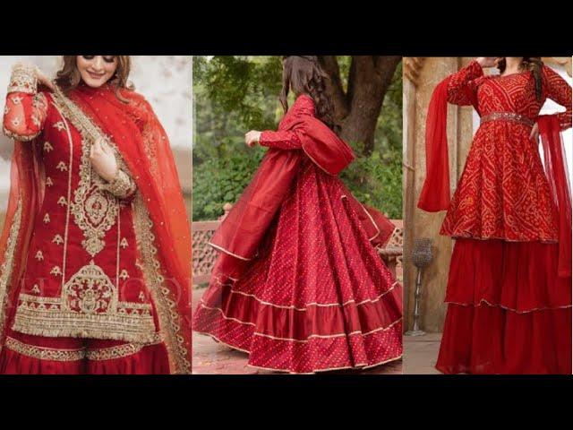 RED THEME COLLECTION FOR BARAT | FATIMA COLLECTIONS 2022