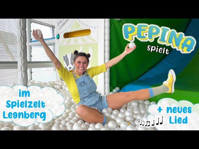  Im INDOOR-SPIELPLATZ mit Pepina  Spielzelt Leonberg