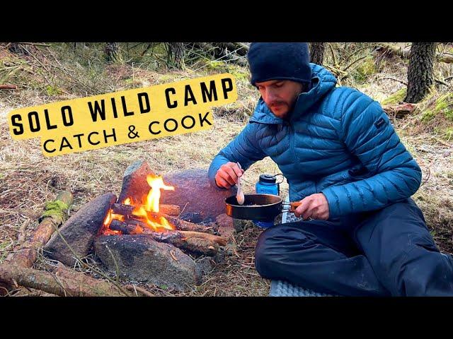 Solo Camping in Scotland | Wild Trout Catch & Cook