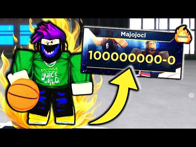 World Record 100,000,000 STREAK in Basketball Legends! (Roblox)