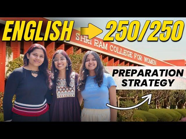 CUET English Strategy by LSR Toppers
