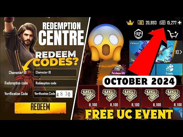 TODAY NEW REDEEM CODE PUBG MOBILE ! LATEST REDEEM CODES REWARDS | PUBG REDEEM CODE TODAY 2024