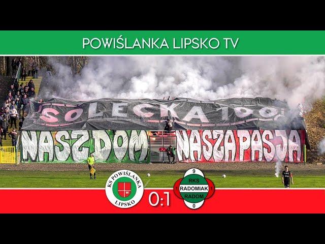 Powiślanka Lipsko - Radomiak II Radom 0:1 (Skrót)