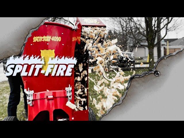 SPLIT-FIRE 4090 Wood Chipper -  Pushing the limits | 4K