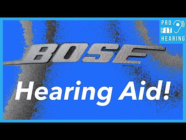 Bose Hearing Aid? - NEW Bose SoundControl Hearing Aids