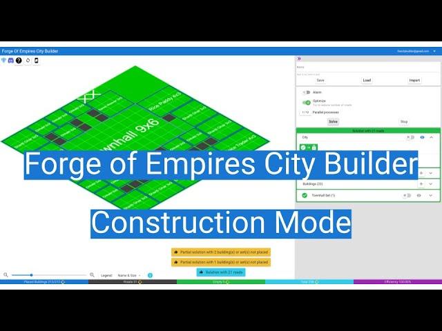 Forge Of Empires City Builder Tutorial - Construction Mode