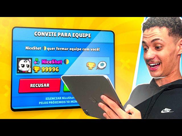 AJUDANDO  meu AMIGO NICE SHOT pegar 100.000 TROFÉUS!