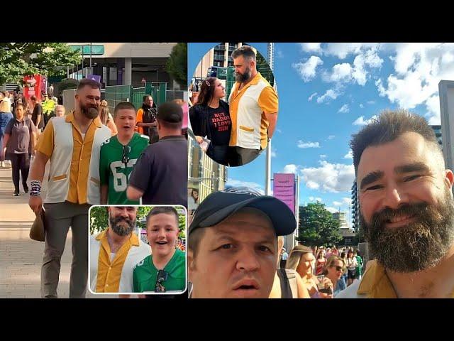 Unexpected Fan Encounter: Jason Kelce's Memorable Moment at Taylor Swift's Eras Tour in London!