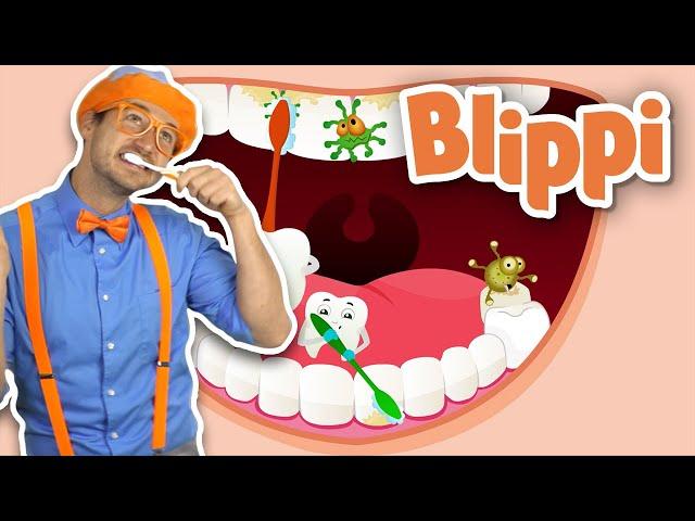 Blippi | Brush Your Teeth Song and MORE! | Explore with Blippi | Educational Videos for Kids