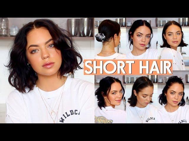 HOW I STYLE MY SHORT HAIR! (VERY EASY)