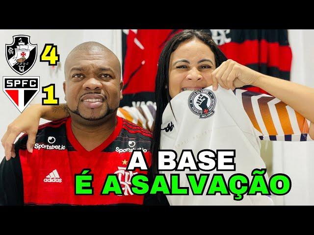 Vasco x São Paulo, react; goleada Cruzmaltina em cima do Tricolor Paulista!