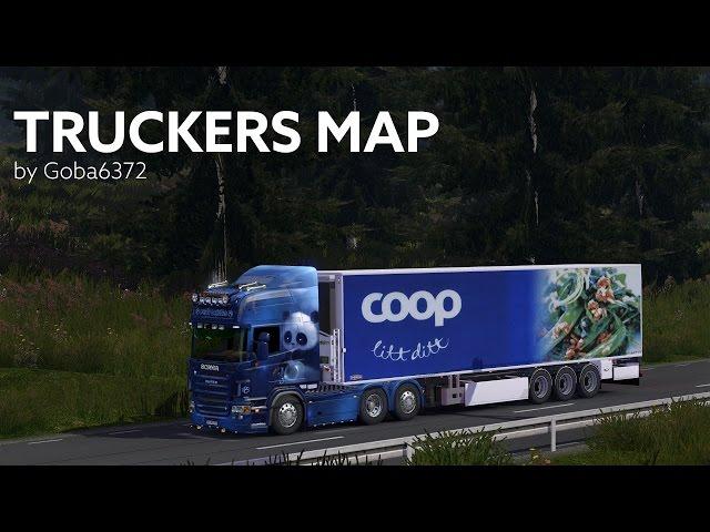 [HD] Truckers Map by Goba6372 (r43) 1 Hour of Gameplay