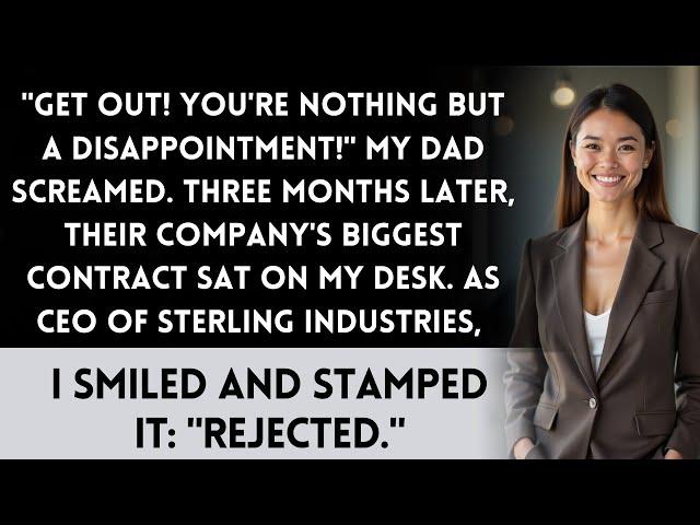 My Parents Kicked Me Out For Being "Useless"—Then Their Million-Dollar Deal Needed MY Signature
