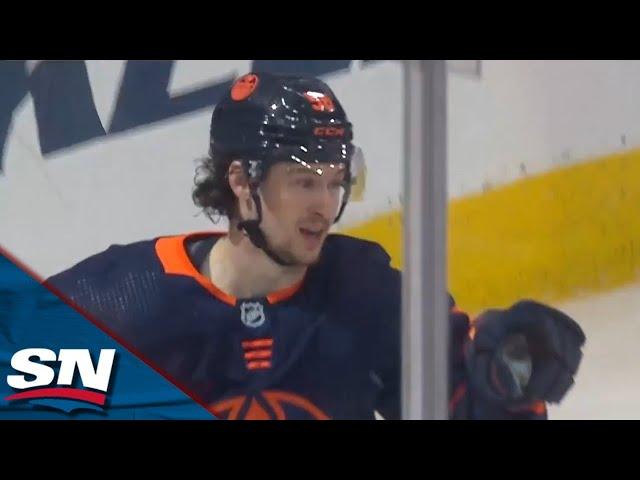 Kailer Yamamoto Scores Off Incredible Spin-O-Rama Pass From Leon Draisaitl