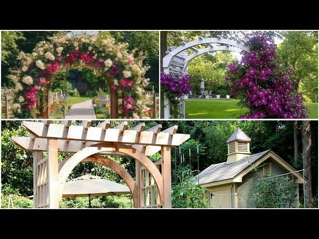  Interesting garden ideas: Decorative garden arches and pergolas