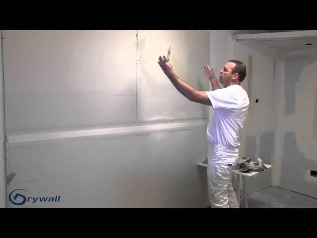 Taping and coating a factory seam/joint  -  Drywall Instruction