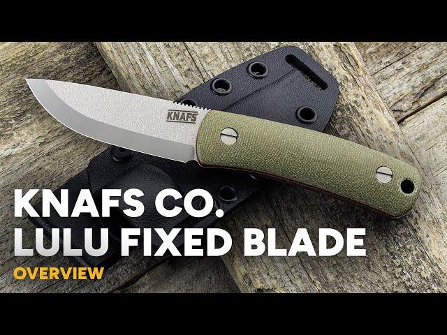 Knafs Lulu - Raw Magnacut Fixed Blade Overview