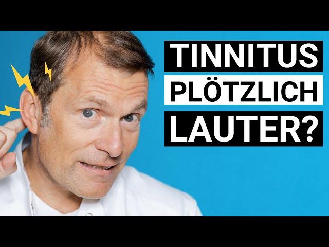 Warum ist mein Tinnitus mal besser und mal schlechter? (HNO-Arzt erklärt)