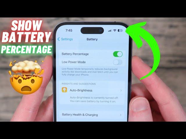 How to Show iPhone Battery Percentage 