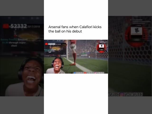 Arsenal fans are like the special kids in classrooms #Arsenal #Calafiori#manunited #Chelsea#Mancity