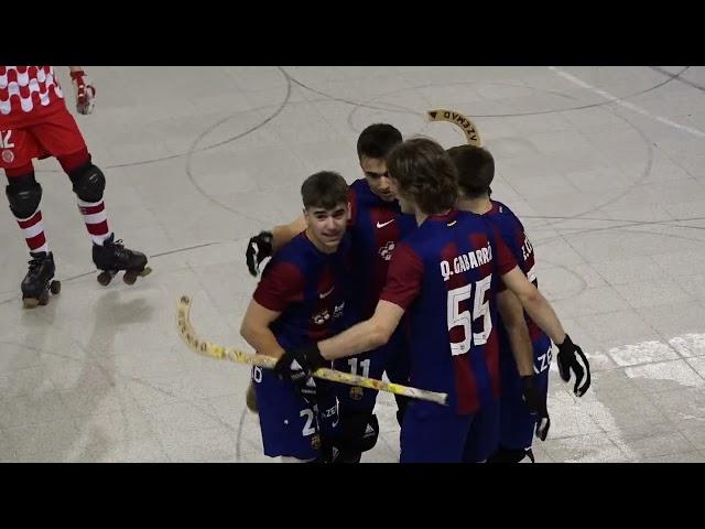  Resum de la semifinal del CCAT Júnior '24 entre el Barça i el Girona CH