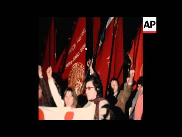 SYND14/02/71 ANTI FASCIST DEMONSTRATION