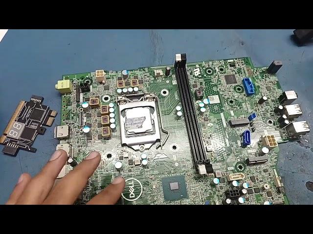 HOW TO CONFORM TESTING CONTROLAR  ICE FAULTY  NOT POWERING ON DELL OPTIPLEX 3060 MOTHERBOARD