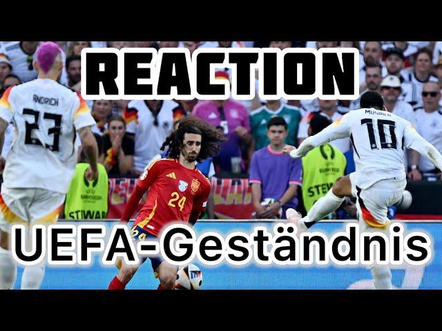 Reaction zum UEFA-Geständnis