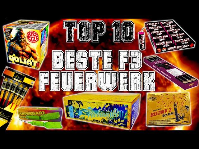 TOP 10 BESTE F3 FEUERWERK 