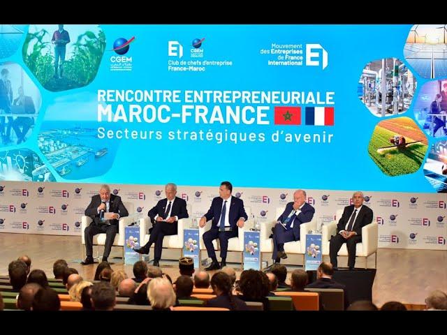 Synthèse des Travaux de la Rencontre Entrepreneuriale Maroc – France