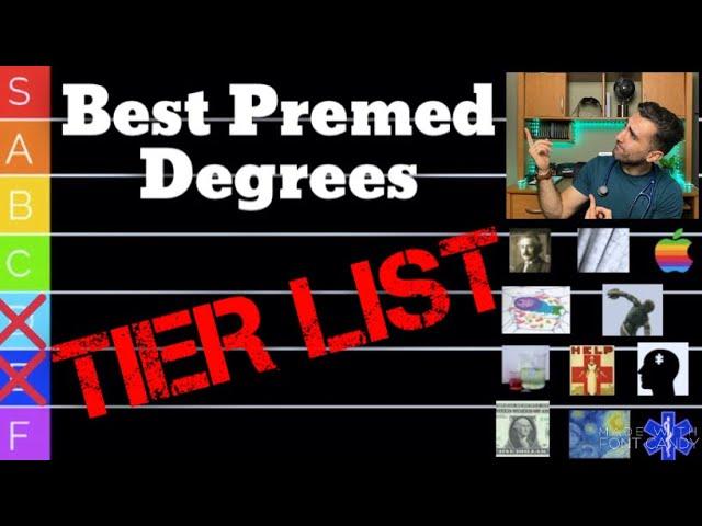 The PreMed Tier List | Best Degrees To Take For MEDICAL SCHOOL