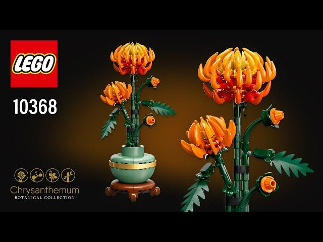 LEGO® Icons Chrysanthemum (10368)[278 pcs] Step-by-Step Building Instructions @TopBrickBuilder