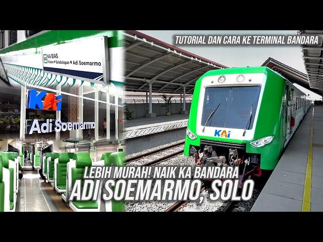 TERNYATA BEGINI KERETA BANDARA ADI SOEMARMO! Review & Tutorial Naik KA Bandara Adi Soemarmo Solo